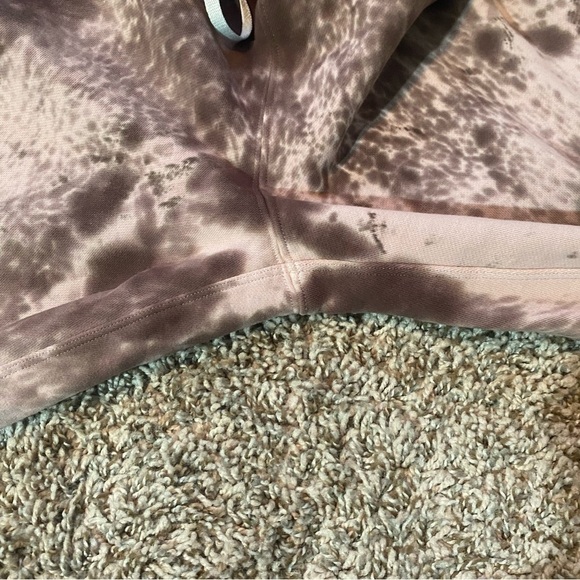 Lululemon Warm Down Jogger 28" in Marble Dye Silky French Press Pink Sz 6 - Picture 12 of 16